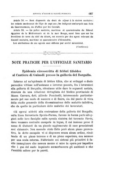 Rivista d'igiene e sanità pubblica con bollettino sanitario-amministrativo compilato sugli atti del Ministero dell'interno