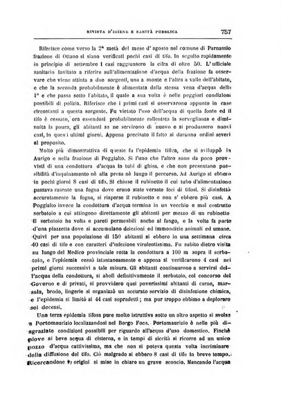 Rivista d'igiene e sanità pubblica con bollettino sanitario-amministrativo compilato sugli atti del Ministero dell'interno