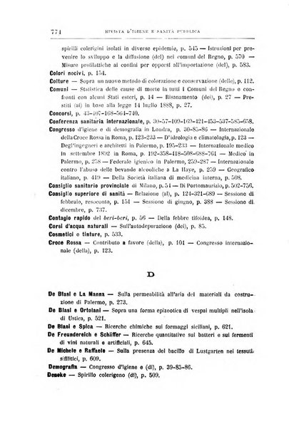 Rivista d'igiene e sanità pubblica con bollettino sanitario-amministrativo compilato sugli atti del Ministero dell'interno