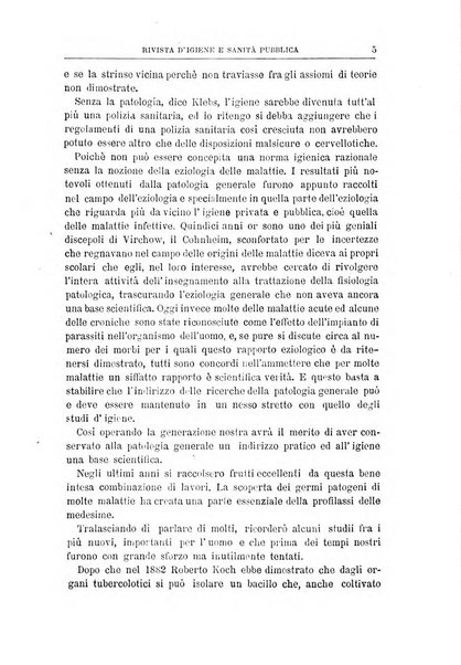 Rivista d'igiene e sanità pubblica con bollettino sanitario-amministrativo compilato sugli atti del Ministero dell'interno