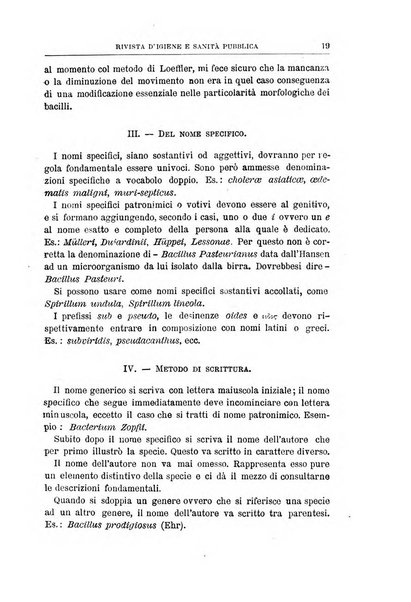 Rivista d'igiene e sanità pubblica con bollettino sanitario-amministrativo compilato sugli atti del Ministero dell'interno