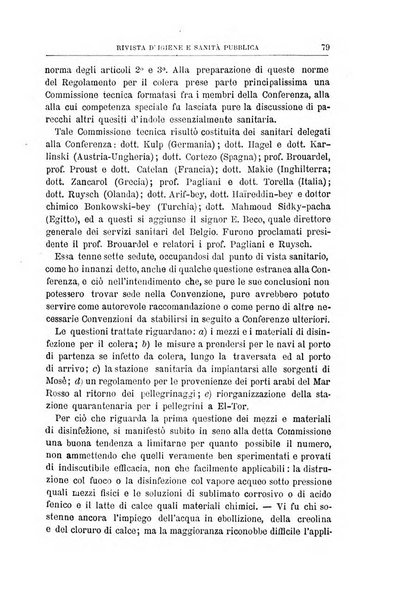 Rivista d'igiene e sanità pubblica con bollettino sanitario-amministrativo compilato sugli atti del Ministero dell'interno