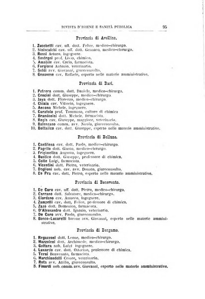 Rivista d'igiene e sanità pubblica con bollettino sanitario-amministrativo compilato sugli atti del Ministero dell'interno