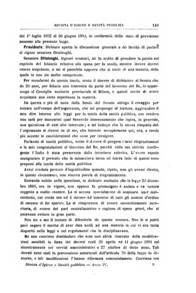 Rivista d'igiene e sanità pubblica con bollettino sanitario-amministrativo compilato sugli atti del Ministero dell'interno