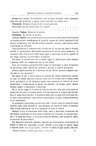 Rivista d'igiene e sanità pubblica con bollettino sanitario-amministrativo compilato sugli atti del Ministero dell'interno