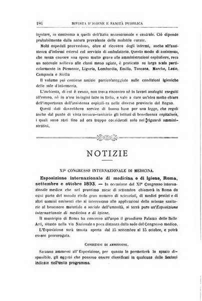 Rivista d'igiene e sanità pubblica con bollettino sanitario-amministrativo compilato sugli atti del Ministero dell'interno