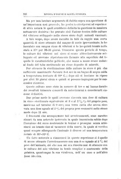 Rivista d'igiene e sanità pubblica con bollettino sanitario-amministrativo compilato sugli atti del Ministero dell'interno