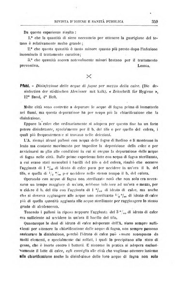 Rivista d'igiene e sanità pubblica con bollettino sanitario-amministrativo compilato sugli atti del Ministero dell'interno