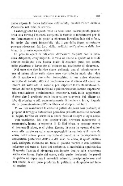 Rivista d'igiene e sanità pubblica con bollettino sanitario-amministrativo compilato sugli atti del Ministero dell'interno