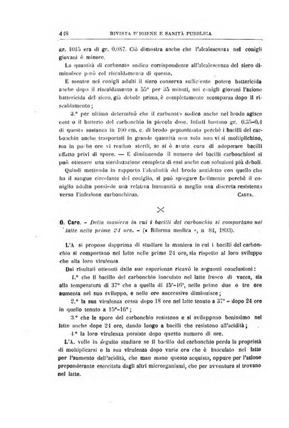 Rivista d'igiene e sanità pubblica con bollettino sanitario-amministrativo compilato sugli atti del Ministero dell'interno