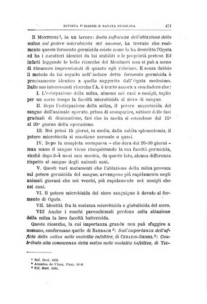 Rivista d'igiene e sanità pubblica con bollettino sanitario-amministrativo compilato sugli atti del Ministero dell'interno