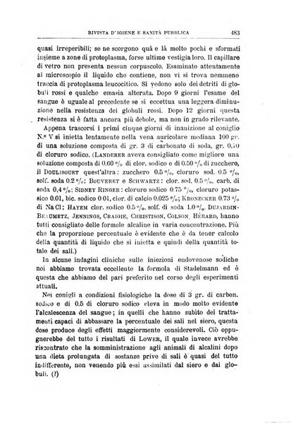 Rivista d'igiene e sanità pubblica con bollettino sanitario-amministrativo compilato sugli atti del Ministero dell'interno