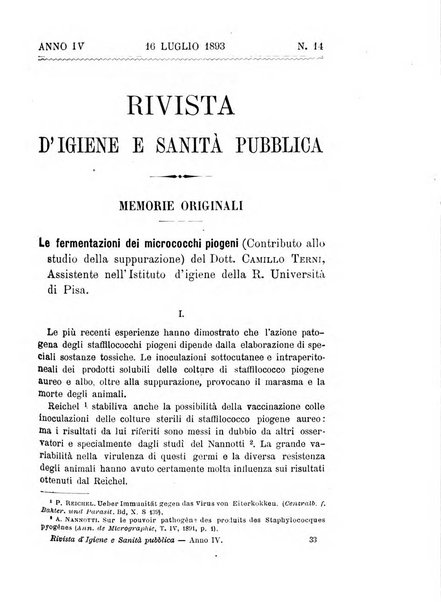 Rivista d'igiene e sanità pubblica con bollettino sanitario-amministrativo compilato sugli atti del Ministero dell'interno