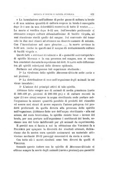 Rivista d'igiene e sanità pubblica con bollettino sanitario-amministrativo compilato sugli atti del Ministero dell'interno