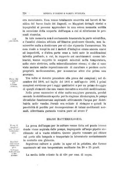 Rivista d'igiene e sanità pubblica con bollettino sanitario-amministrativo compilato sugli atti del Ministero dell'interno