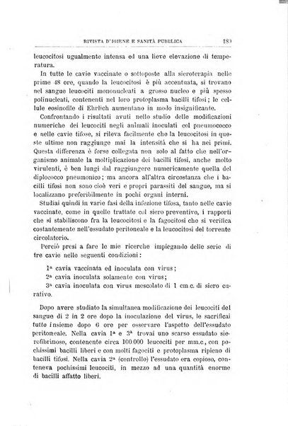 Rivista d'igiene e sanità pubblica con bollettino sanitario-amministrativo compilato sugli atti del Ministero dell'interno