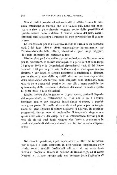 Rivista d'igiene e sanità pubblica con bollettino sanitario-amministrativo compilato sugli atti del Ministero dell'interno