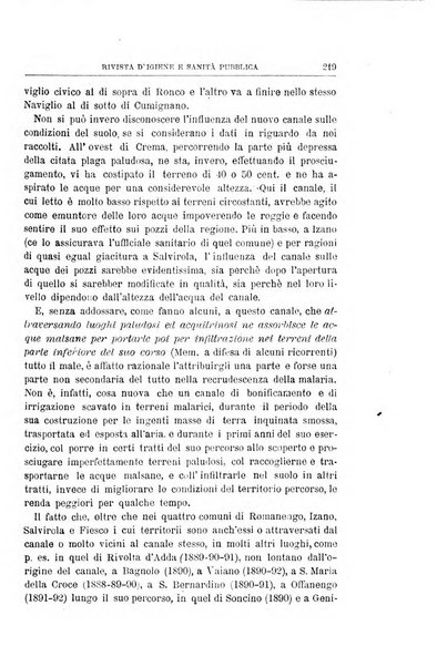 Rivista d'igiene e sanità pubblica con bollettino sanitario-amministrativo compilato sugli atti del Ministero dell'interno