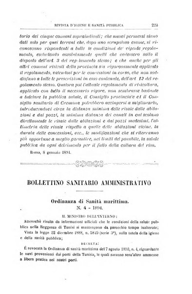 Rivista d'igiene e sanità pubblica con bollettino sanitario-amministrativo compilato sugli atti del Ministero dell'interno