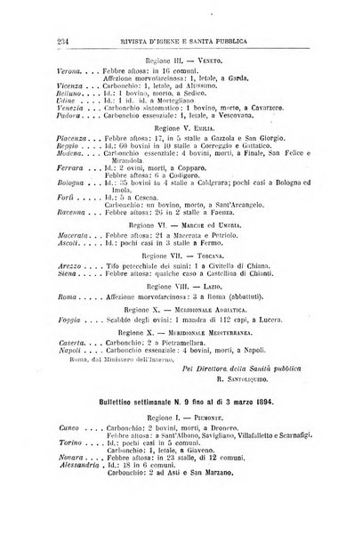 Rivista d'igiene e sanità pubblica con bollettino sanitario-amministrativo compilato sugli atti del Ministero dell'interno