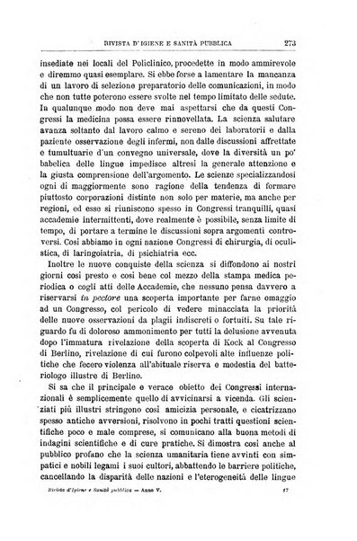 Rivista d'igiene e sanità pubblica con bollettino sanitario-amministrativo compilato sugli atti del Ministero dell'interno