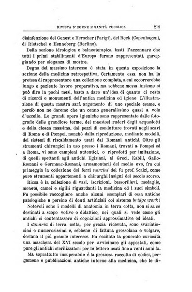 Rivista d'igiene e sanità pubblica con bollettino sanitario-amministrativo compilato sugli atti del Ministero dell'interno