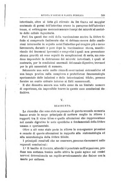 Rivista d'igiene e sanità pubblica con bollettino sanitario-amministrativo compilato sugli atti del Ministero dell'interno