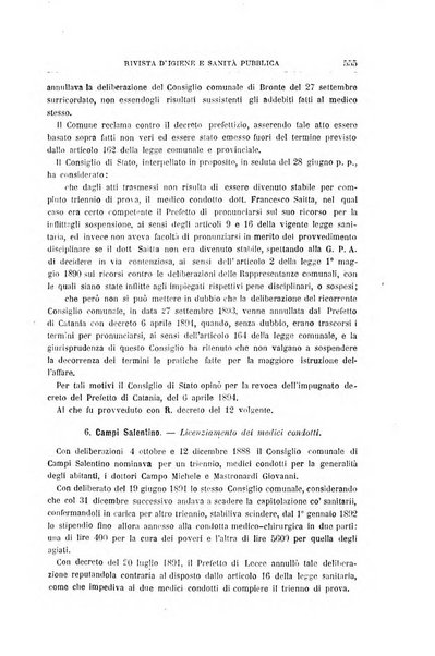 Rivista d'igiene e sanità pubblica con bollettino sanitario-amministrativo compilato sugli atti del Ministero dell'interno