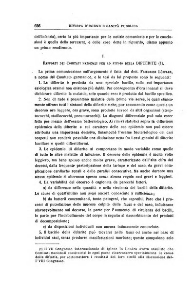 Rivista d'igiene e sanità pubblica con bollettino sanitario-amministrativo compilato sugli atti del Ministero dell'interno