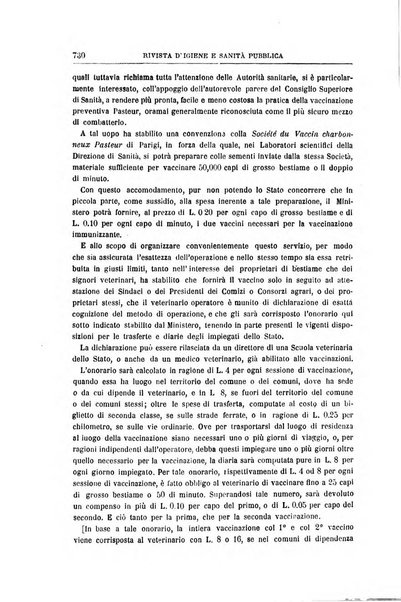 Rivista d'igiene e sanità pubblica con bollettino sanitario-amministrativo compilato sugli atti del Ministero dell'interno