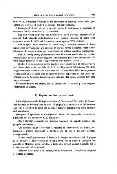 Rivista d'igiene e sanità pubblica con bollettino sanitario-amministrativo compilato sugli atti del Ministero dell'interno