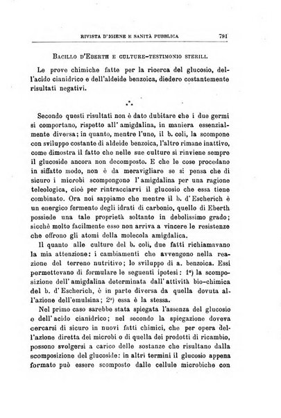 Rivista d'igiene e sanità pubblica con bollettino sanitario-amministrativo compilato sugli atti del Ministero dell'interno