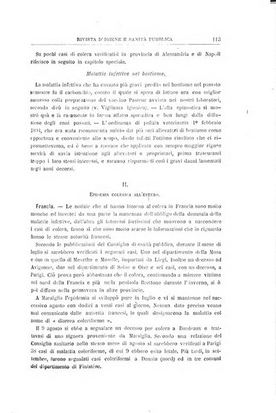 Rivista d'igiene e sanità pubblica con bollettino sanitario-amministrativo compilato sugli atti del Ministero dell'interno