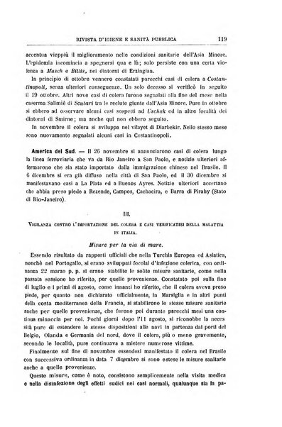 Rivista d'igiene e sanità pubblica con bollettino sanitario-amministrativo compilato sugli atti del Ministero dell'interno