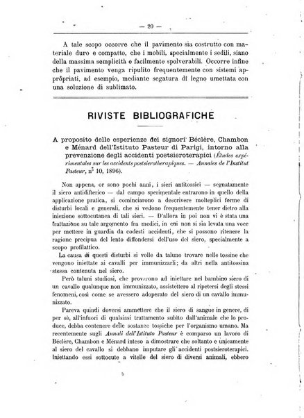 Rivista d'igiene e sanità pubblica con bollettino sanitario-amministrativo compilato sugli atti del Ministero dell'interno