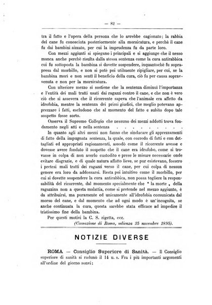 Rivista d'igiene e sanità pubblica con bollettino sanitario-amministrativo compilato sugli atti del Ministero dell'interno