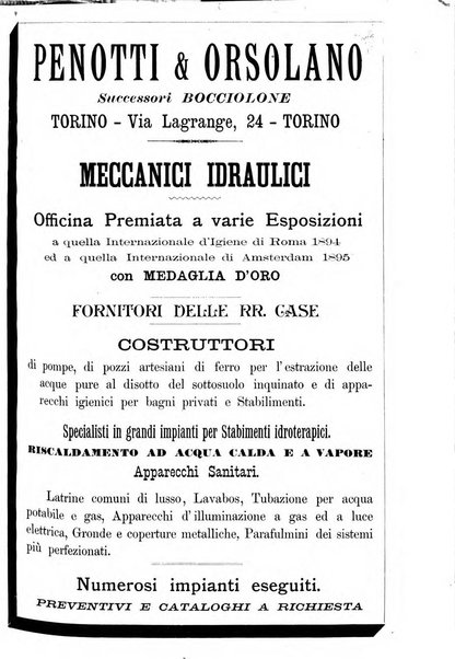 Rivista d'igiene e sanità pubblica con bollettino sanitario-amministrativo compilato sugli atti del Ministero dell'interno