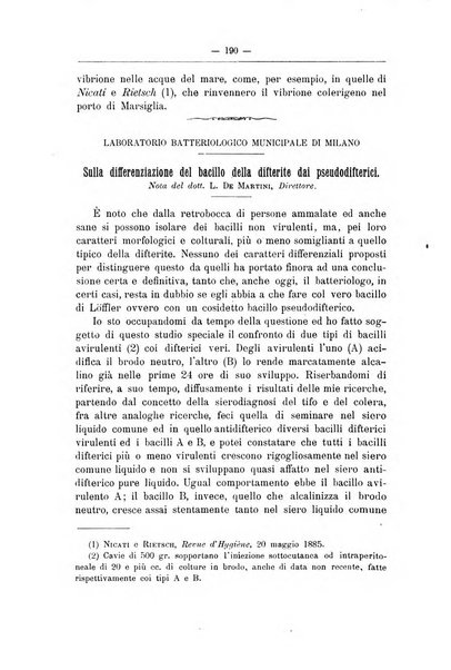 Rivista d'igiene e sanità pubblica con bollettino sanitario-amministrativo compilato sugli atti del Ministero dell'interno