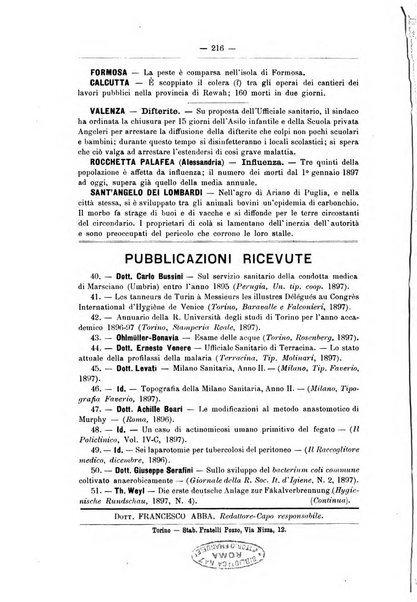 Rivista d'igiene e sanità pubblica con bollettino sanitario-amministrativo compilato sugli atti del Ministero dell'interno