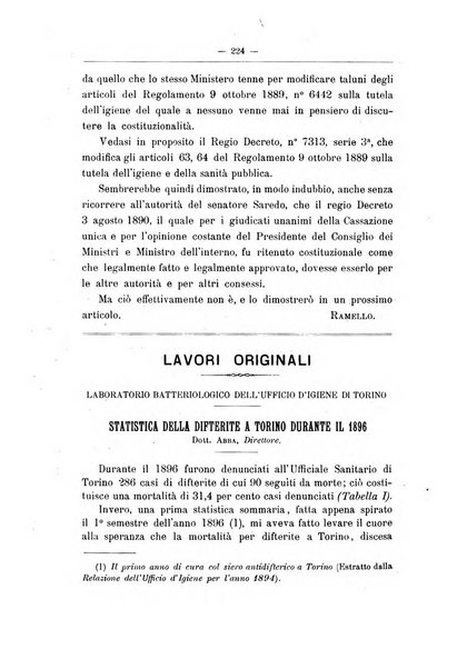 Rivista d'igiene e sanità pubblica con bollettino sanitario-amministrativo compilato sugli atti del Ministero dell'interno