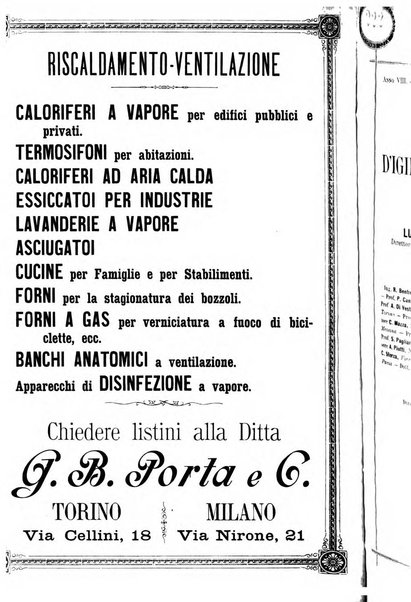 Rivista d'igiene e sanità pubblica con bollettino sanitario-amministrativo compilato sugli atti del Ministero dell'interno