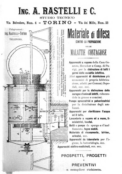 Rivista d'igiene e sanità pubblica con bollettino sanitario-amministrativo compilato sugli atti del Ministero dell'interno