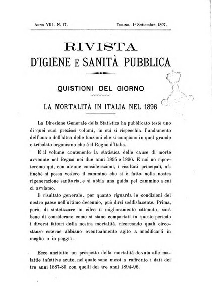 Rivista d'igiene e sanità pubblica con bollettino sanitario-amministrativo compilato sugli atti del Ministero dell'interno