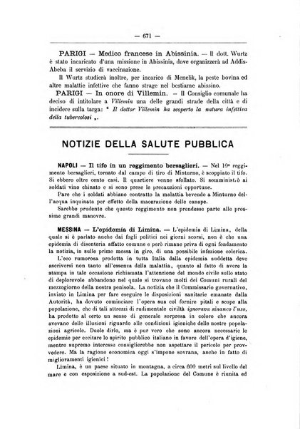 Rivista d'igiene e sanità pubblica con bollettino sanitario-amministrativo compilato sugli atti del Ministero dell'interno