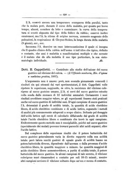 Rivista d'igiene e sanità pubblica con bollettino sanitario-amministrativo compilato sugli atti del Ministero dell'interno