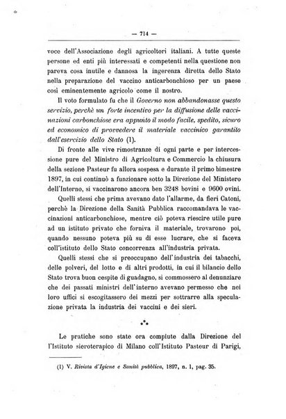 Rivista d'igiene e sanità pubblica con bollettino sanitario-amministrativo compilato sugli atti del Ministero dell'interno