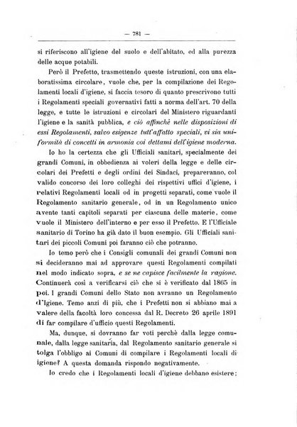 Rivista d'igiene e sanità pubblica con bollettino sanitario-amministrativo compilato sugli atti del Ministero dell'interno