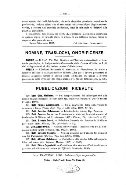 Rivista d'igiene e sanità pubblica con bollettino sanitario-amministrativo compilato sugli atti del Ministero dell'interno