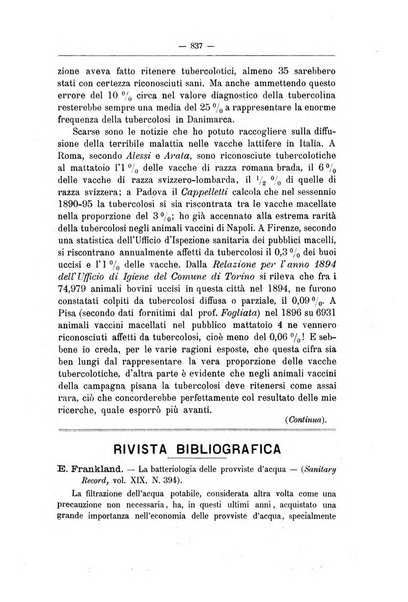 Rivista d'igiene e sanità pubblica con bollettino sanitario-amministrativo compilato sugli atti del Ministero dell'interno