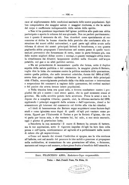 Rivista d'igiene e sanità pubblica con bollettino sanitario-amministrativo compilato sugli atti del Ministero dell'interno